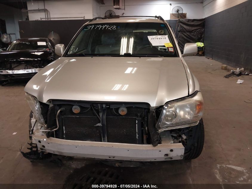 2006 Toyota Highlander Hybrid V6 VIN: JTEEW21A660009538 Lot: 39794928