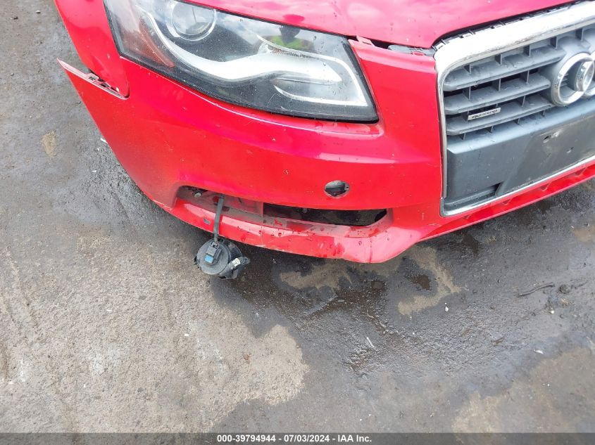 2011 Audi A4 2.0T Premium VIN: WAUKFAFL1BA099954 Lot: 39794944