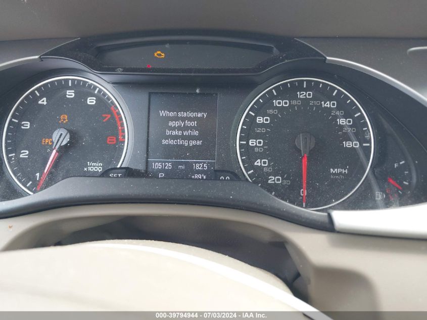 2011 Audi A4 2.0T Premium VIN: WAUKFAFL1BA099954 Lot: 39794944