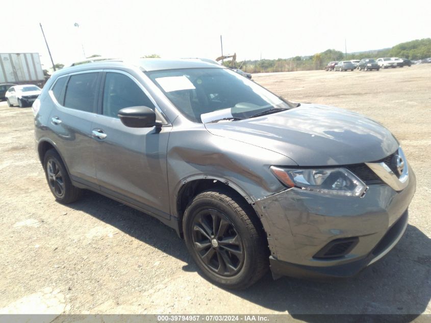 2016 Nissan Rogue Sv VIN: KNMAT2MV1GP682269 Lot: 39794957