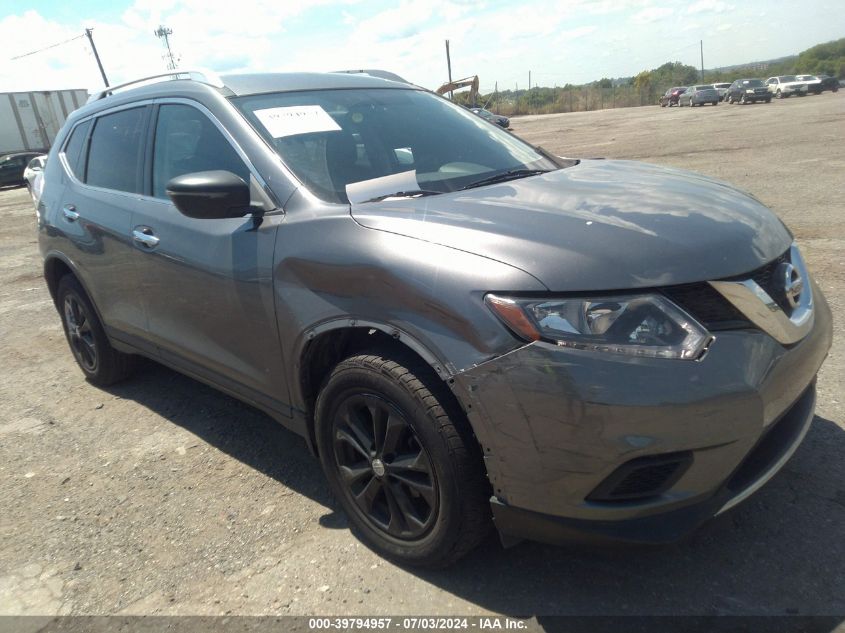 2016 Nissan Rogue Sv VIN: KNMAT2MV1GP682269 Lot: 39794957