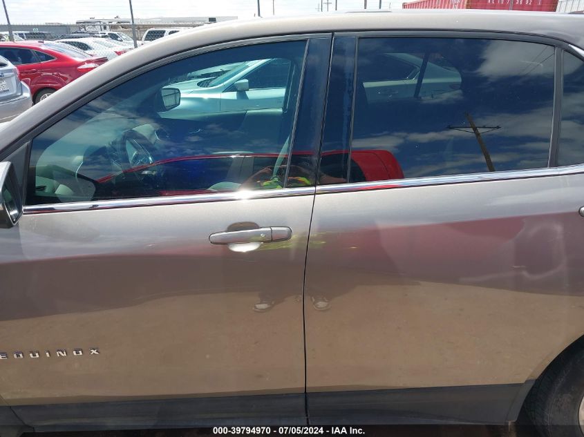 2018 Chevrolet Equinox Lt VIN: 3GNAXJEV6JL106684 Lot: 39794970