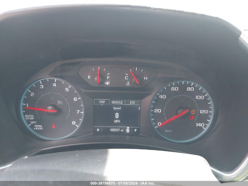 2018 Chevrolet Equinox Lt VIN: 3GNAXJEV6JL106684 Lot: 39794970