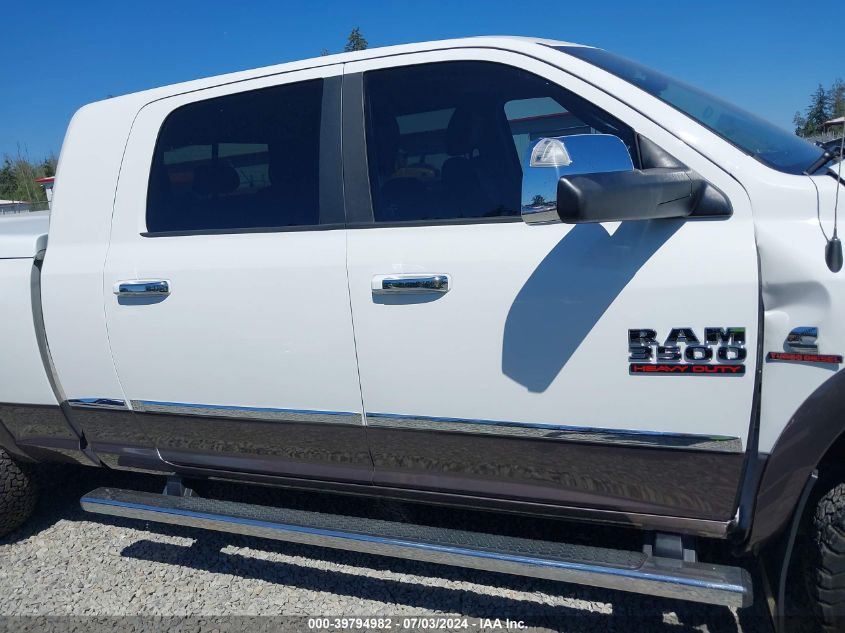 2018 Ram 3500 Laramie Mega Cab 4X4 6'4 Box VIN: 3C63R3ML2JG229342 Lot: 39794982