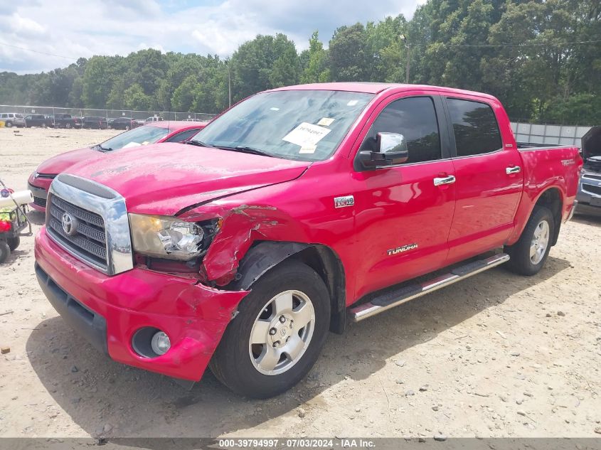 2007 Toyota Tundra Limited 5.7L V8 VIN: 5TBEV58127S456096 Lot: 39794997