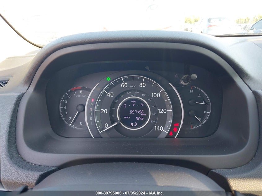 2015 Honda Cr-V Ex VIN: 2HKRM4H59FH634664 Lot: 39795005