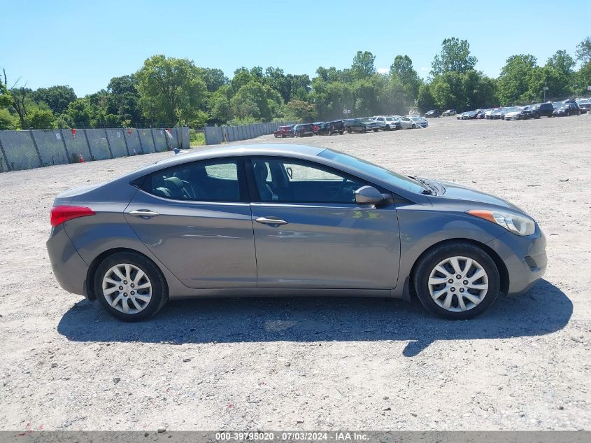 2013 Hyundai Elantra Gls VIN: 5NPDH4AE4DH161410 Lot: 39795020