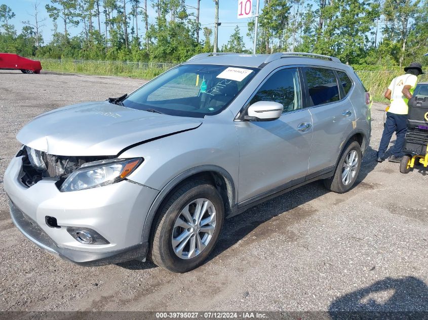 KNMAT2MT6GP720416 2016 NISSAN ROGUE - Image 2