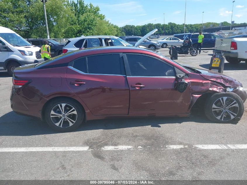 2020 Nissan Sentra Sv Xtronic Cvt VIN: 3N1AB8CV8LY279327 Lot: 39795046