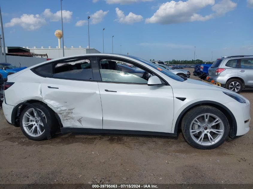 2022 TESLA MODEL Y LONG RANGE DUAL MOTOR ALL-WHEEL DRIVE - 7SAYGDEE5NF375324