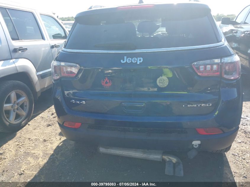 2018 Jeep Compass Limited 4X4 VIN: 3C4NJDCB9JT401915 Lot: 39795083