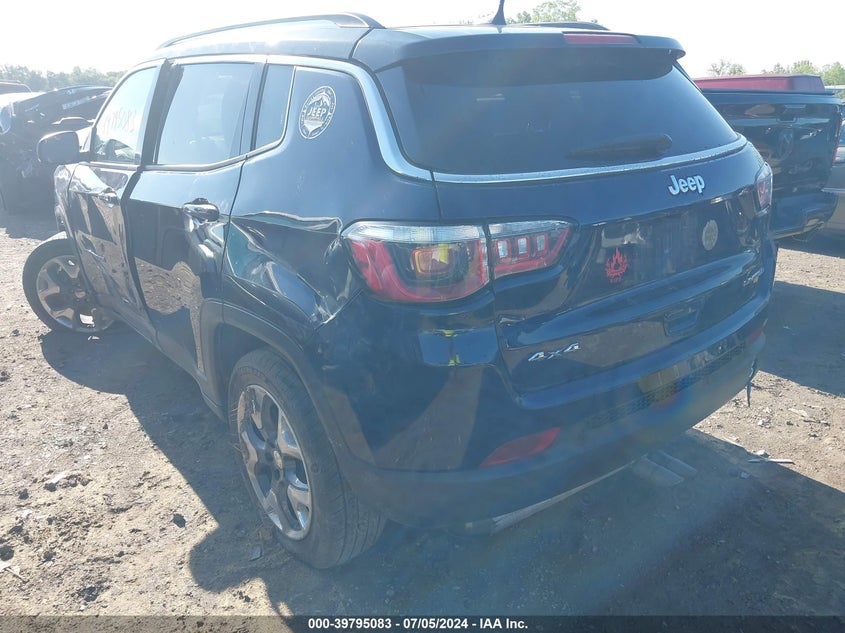 VIN 3C4NJDCB9JT401915 2018 JEEP COMPASS LIMITED 4X4