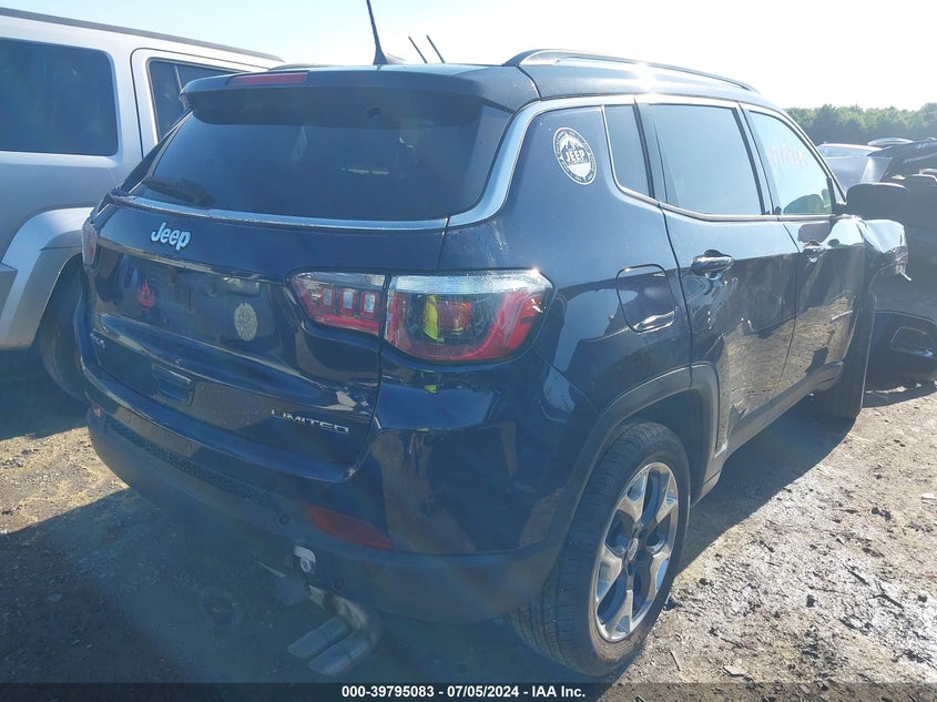 VIN 3C4NJDCB9JT401915 2018 JEEP COMPASS LIMITED 4X4