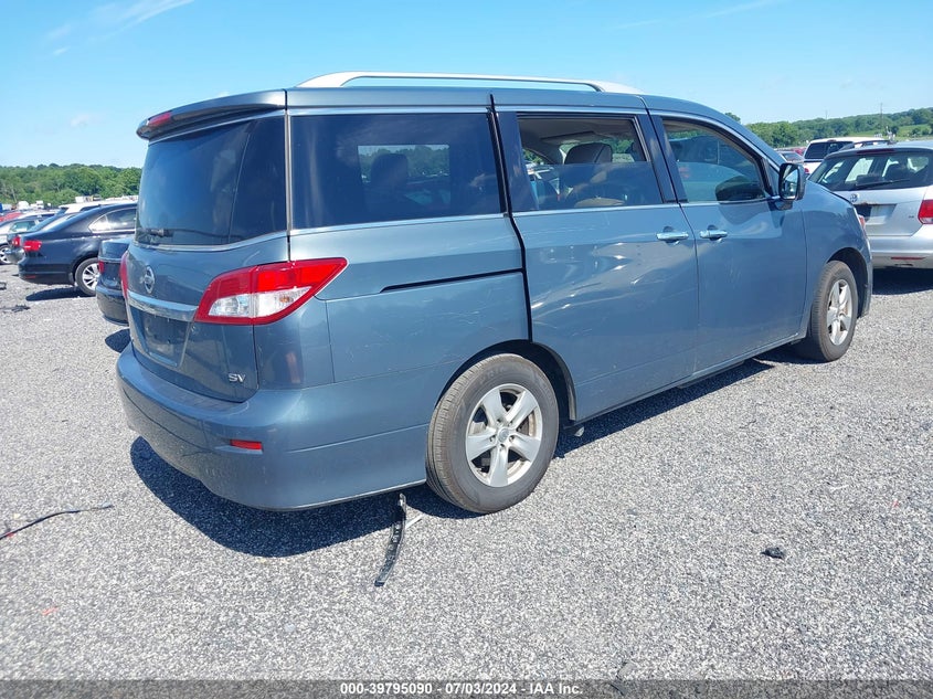2013 Nissan Quest Sv VIN: JN8AE2KP8D9067589 Lot: 39795090
