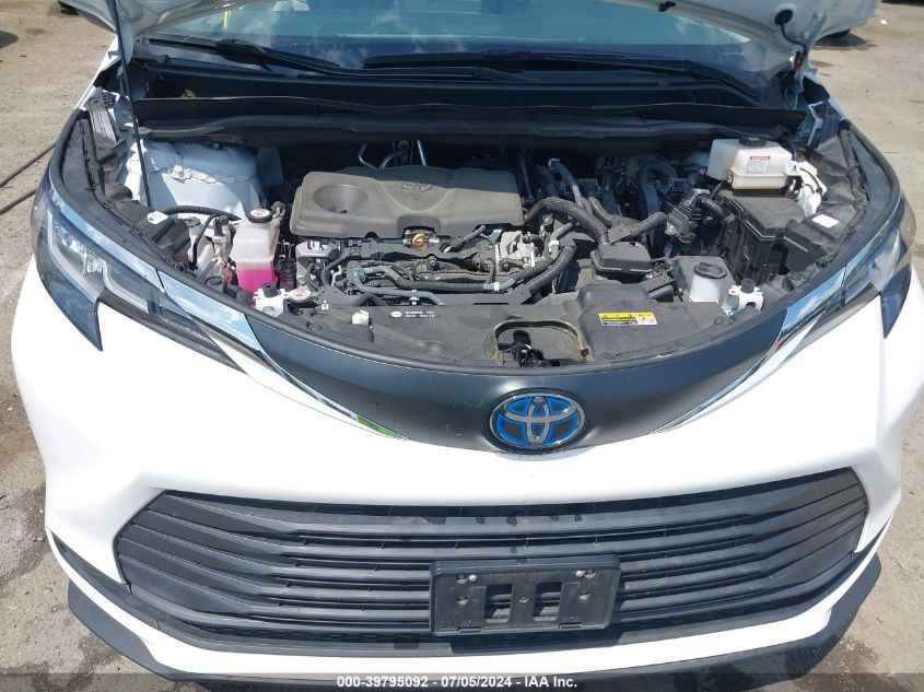 2021 Toyota Sienna Le VIN: 5TDKRKEC5MS057360 Lot: 39795092