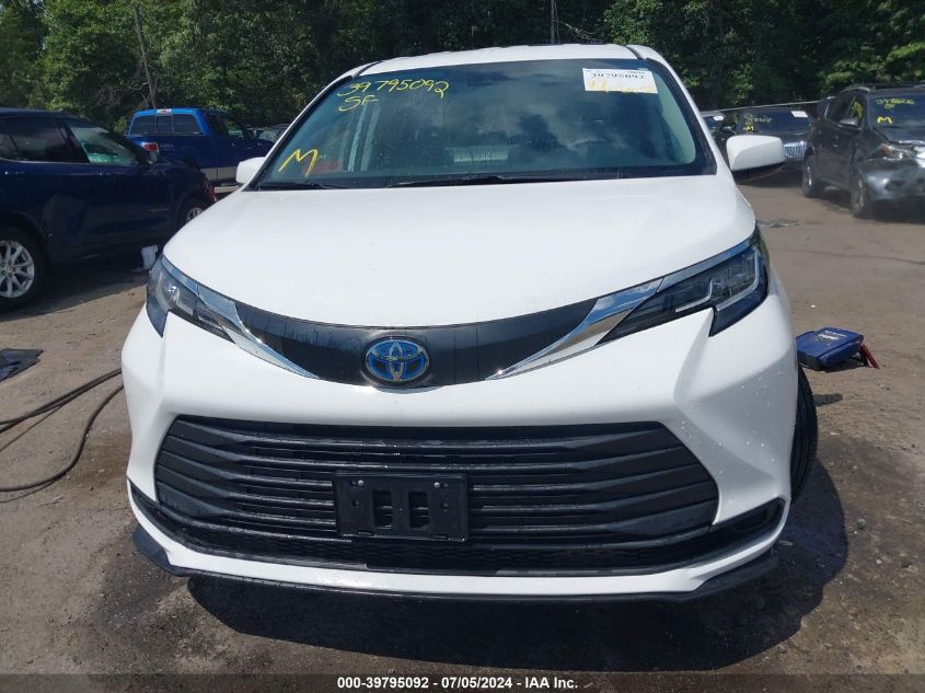 2021 Toyota Sienna Le VIN: 5TDKRKEC5MS057360 Lot: 39795092