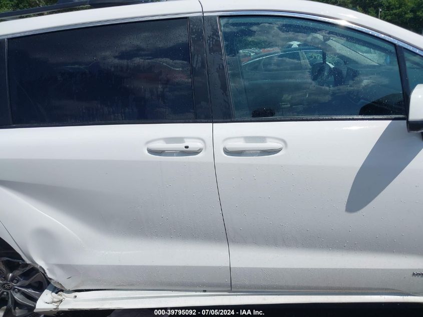 2021 Toyota Sienna Le VIN: 5TDKRKEC5MS057360 Lot: 39795092