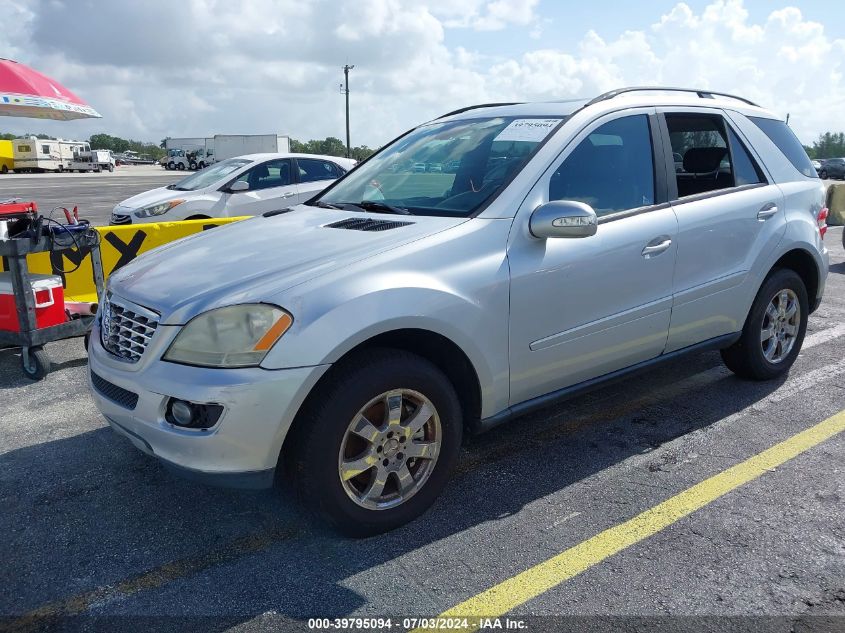 2006 Mercedes-Benz Ml 350 4Matic VIN: 4JGBB86E06A098742 Lot: 39795094