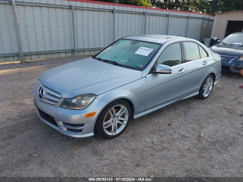 2013 Mercedes-Benz C 250 Luxury/Sport VIN: WDDGF4HB4DR257583 Lot: 39795103