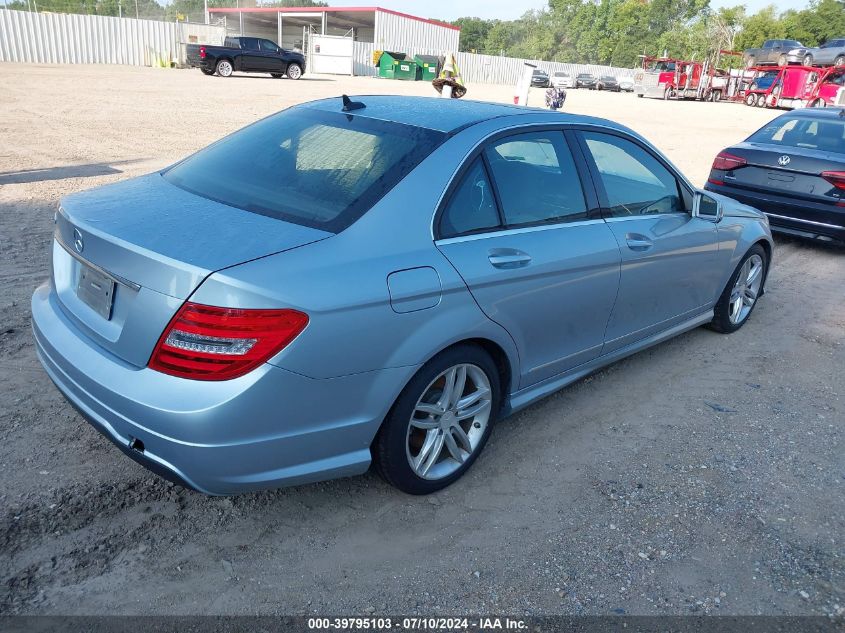 2013 Mercedes-Benz C 250 Luxury/Sport VIN: WDDGF4HB4DR257583 Lot: 39795103