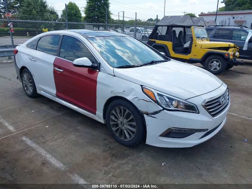 2015 Hyundai Sonata Limited VIN: 5NPE34AF6FH117438 Lot: 39795110