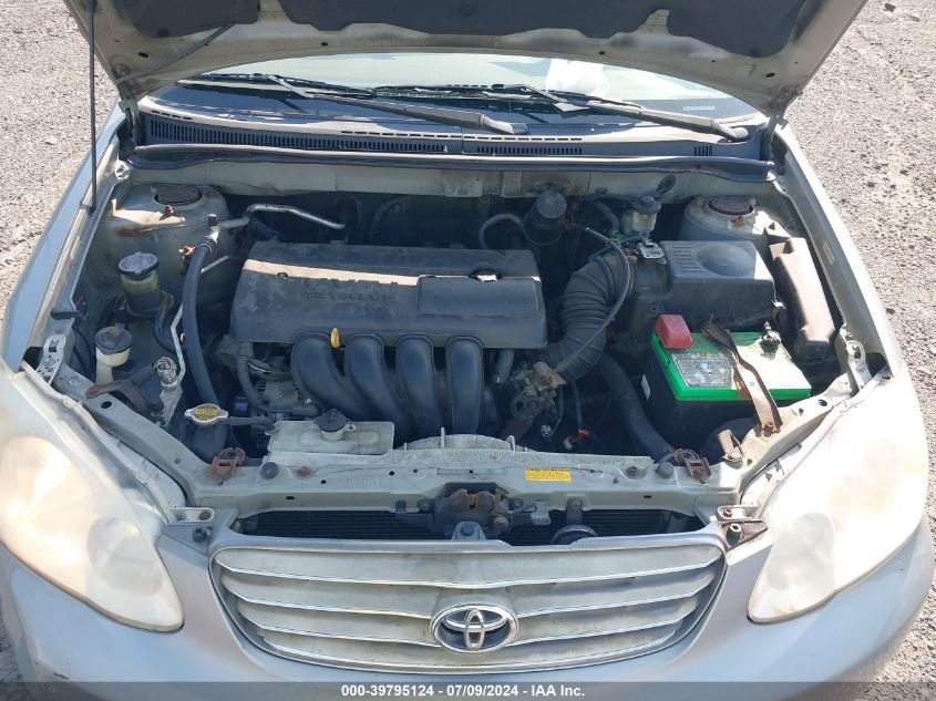 2004 Toyota Corolla Ce VIN: 2T1BR32E24C260369 Lot: 39795124