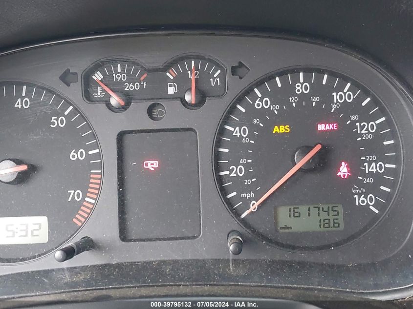 2005 Volkswagen Gti VIN: 9BWDE61J254020494 Lot: 39795132