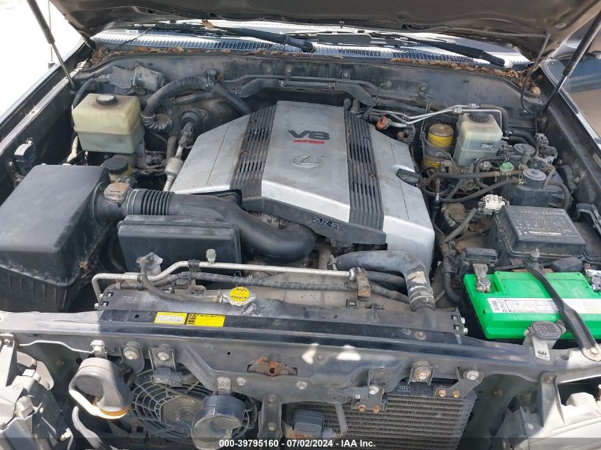 2000 Lexus Lx 470 VIN: JT6HT00W7Y0087199 Lot: 39795160