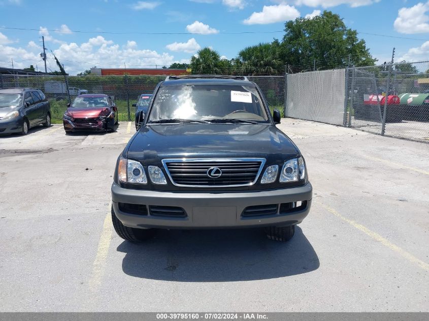 2000 Lexus Lx 470 VIN: JT6HT00W7Y0087199 Lot: 39795160