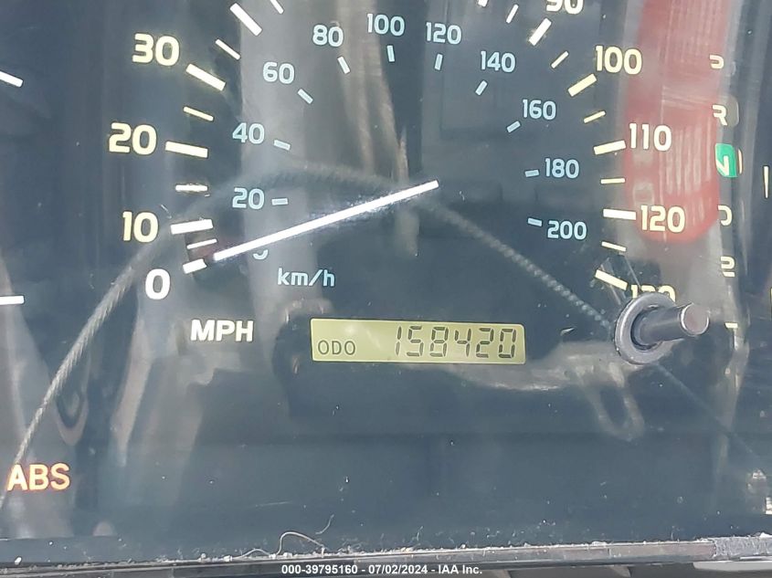 2000 Lexus Lx 470 VIN: JT6HT00W7Y0087199 Lot: 39795160