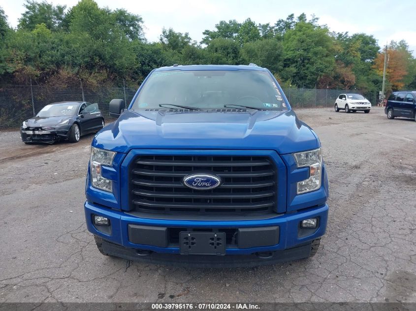2017 Ford F150 Supercrew VIN: 1FTEW1EP6HFA15529 Lot: 39795176