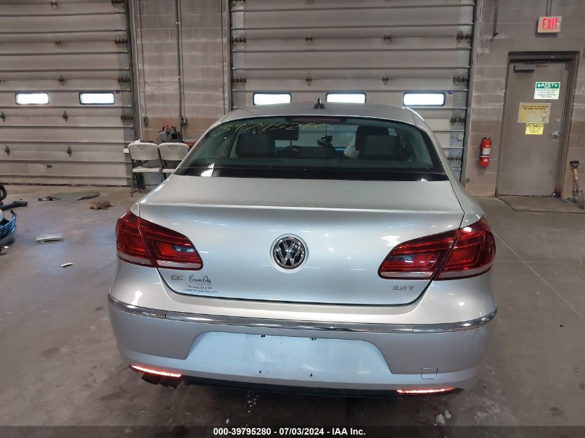 2014 Volkswagen Cc Sport VIN: WVWBN7AN0EE535255 Lot: 39795280