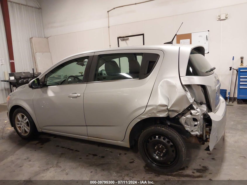 2012 Chevrolet Sonic 2Lt VIN: 1G1JC6SH0C4107380 Lot: 39795300