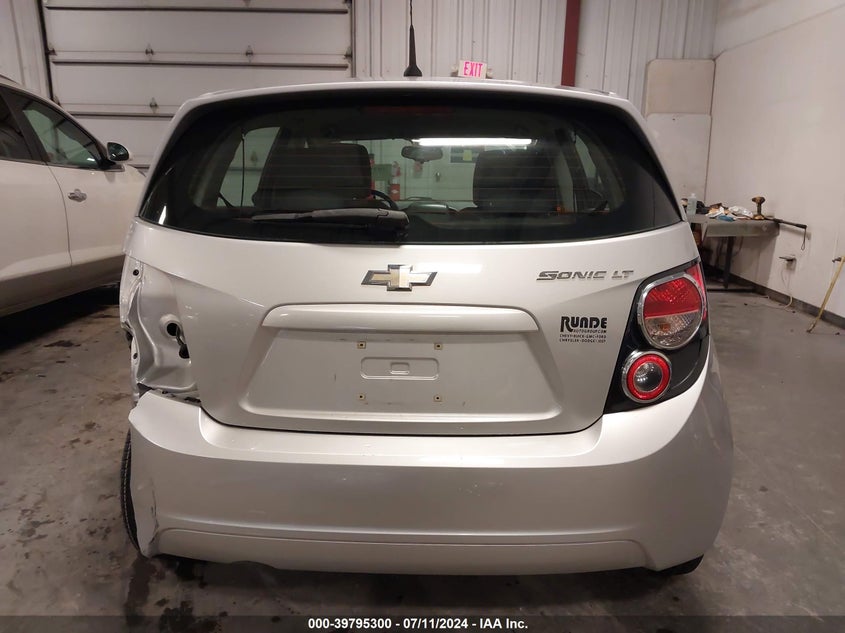 2012 Chevrolet Sonic 2Lt VIN: 1G1JC6SH0C4107380 Lot: 39795300