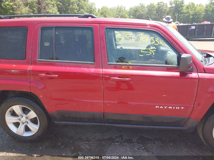 2014 Jeep Patriot Sport VIN: 1C4NJPBB1ED790175 Lot: 39795310