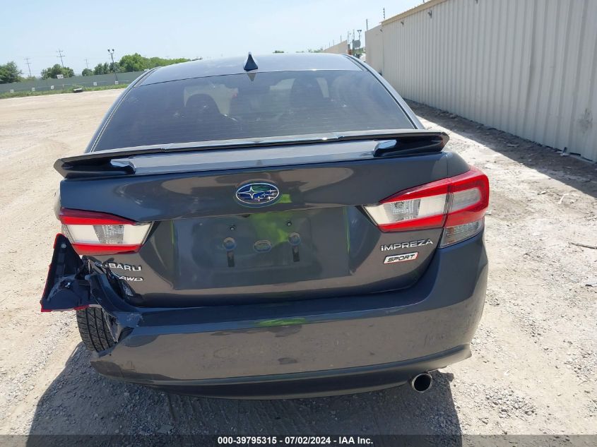 2019 Subaru Impreza 2.0I Sport VIN: 4S3GKAM65K3621667 Lot: 39795315