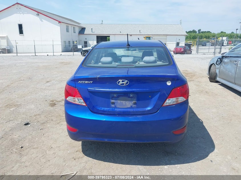 2012 Hyundai Accent Gls/Gs VIN: KMHCT4AEXCU222804 Lot: 39795323