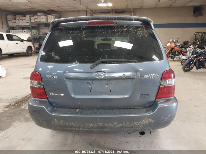 2004 Toyota Highlander V6 VIN: JTEEP21A240049724 Lot: 39795338