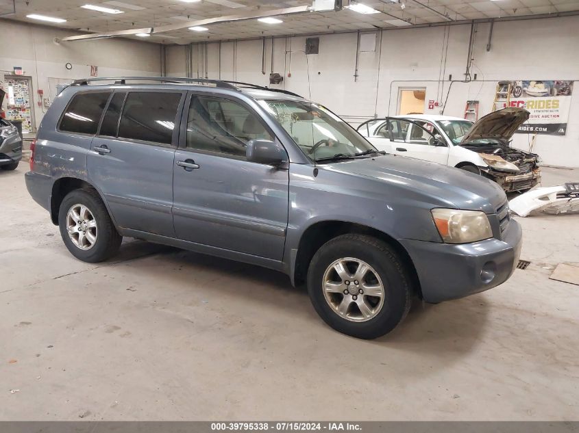 2004 Toyota Highlander V6 VIN: JTEEP21A240049724 Lot: 39795338