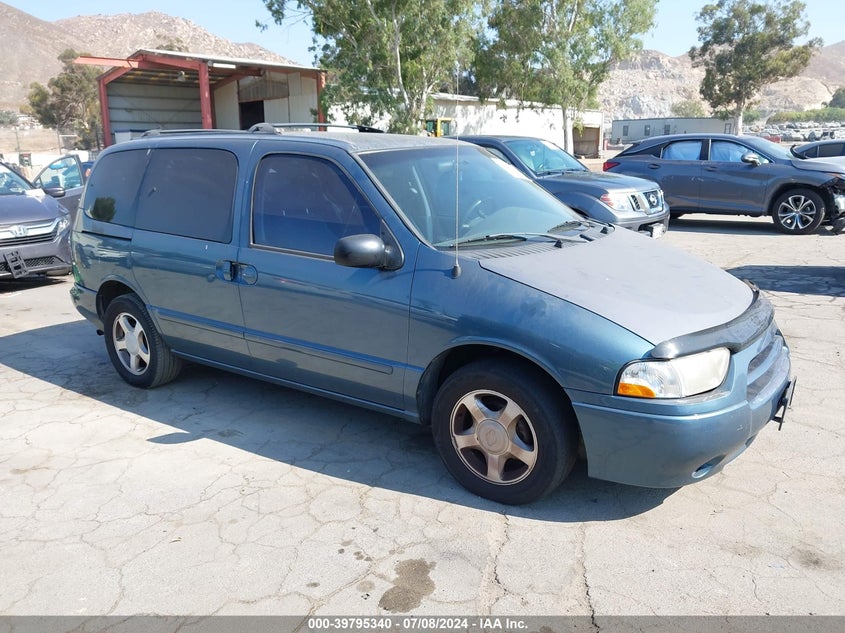 2001 Nissan Quest Gxe VIN: 4N2ZN15TX1D824841 Lot: 39795340