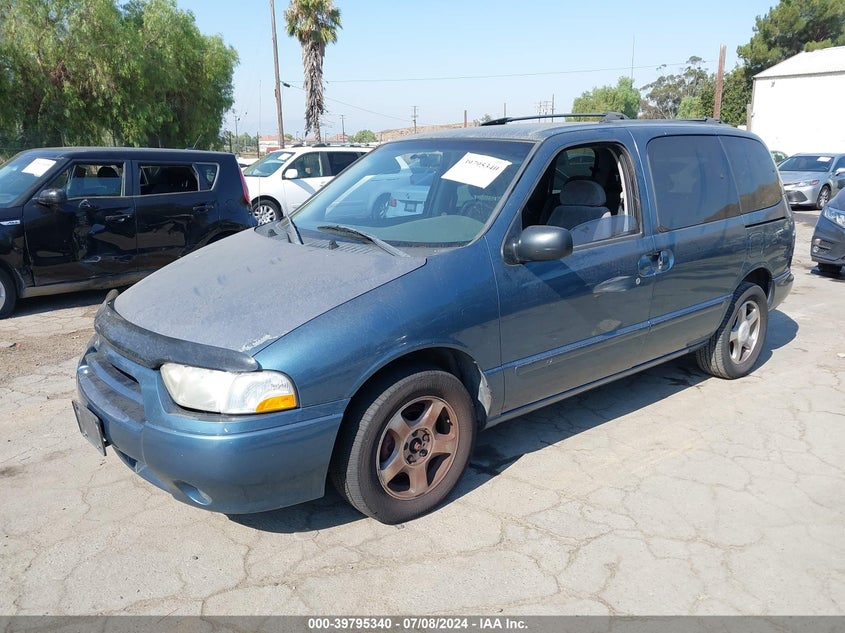 2001 Nissan Quest Gxe VIN: 4N2ZN15TX1D824841 Lot: 39795340