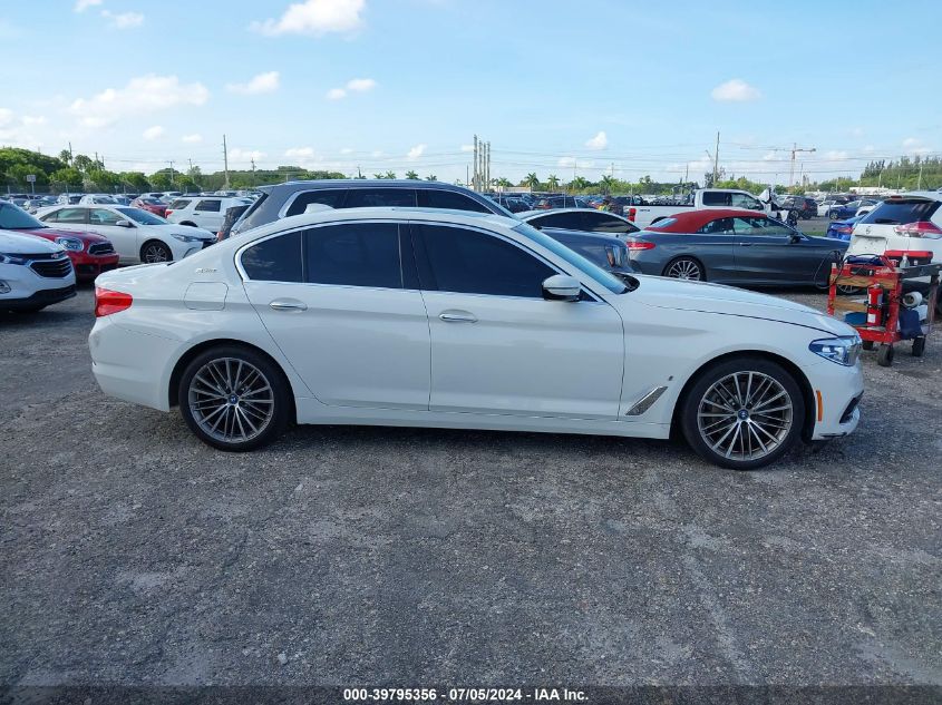 2018 BMW 530E Iperformance VIN: WBAJA9C52JB252395 Lot: 39795356