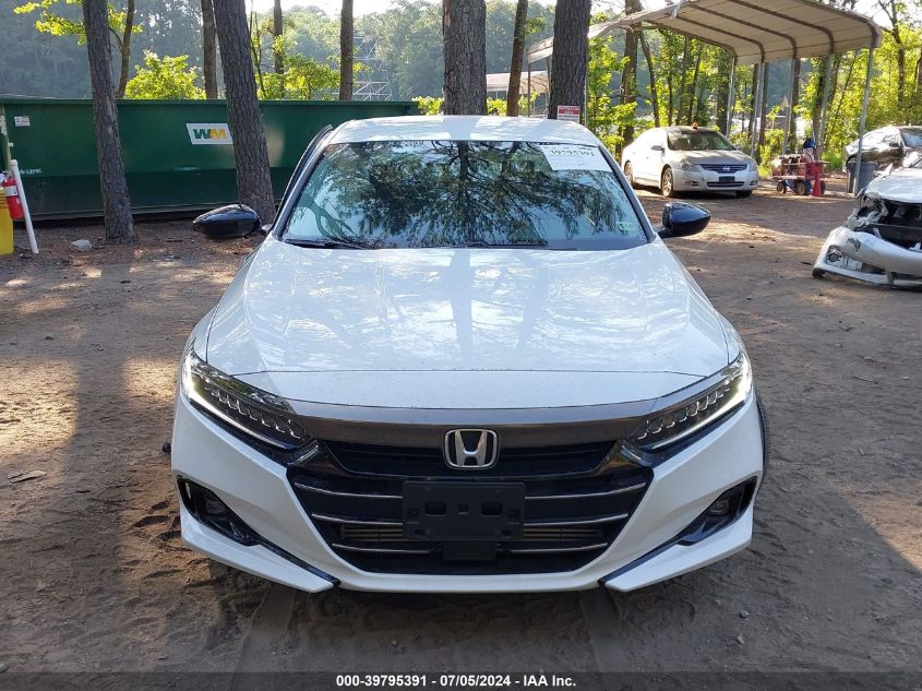 2022 Honda Accord Sport Special Edition VIN: 1HGCV1F48NA054146 Lot: 39795391