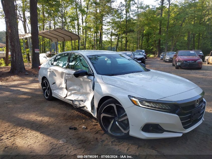 2022 Honda Accord Sport Special Edition VIN: 1HGCV1F48NA054146 Lot: 39795391