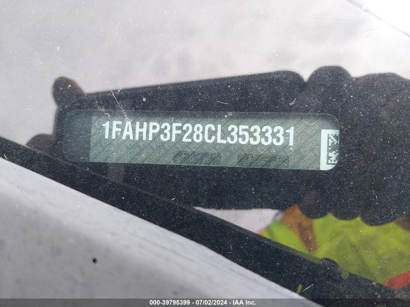 2012 Ford Focus Se VIN: 1FAHP3F28CL353331 Lot: 39795399