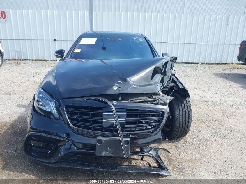 2018 Mercedes-Benz S 63 Amg 4Matic VIN: WDDUG8JB9JA399939 Lot: 39795463