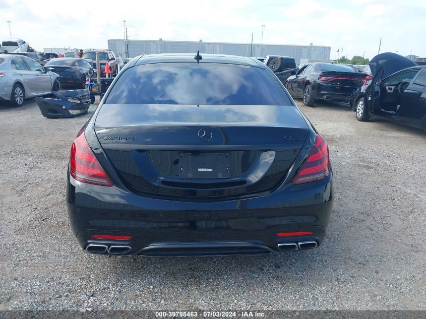 2018 Mercedes-Benz S 63 Amg 4Matic VIN: WDDUG8JB9JA399939 Lot: 39795463