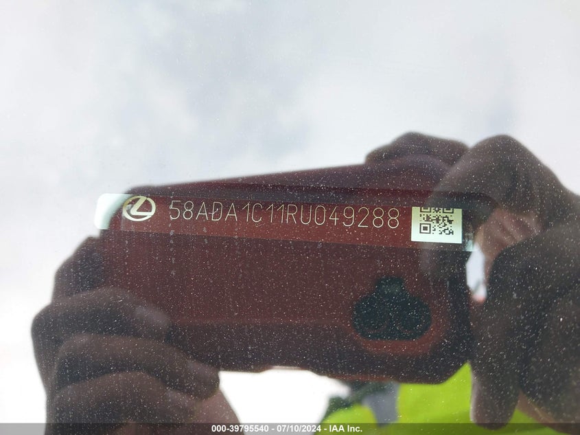 2024 Lexus Es 300H VIN: 58ADA1C11RU049288 Lot: 39795540