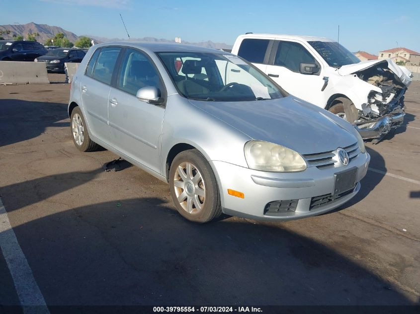 2006 Volkswagen Rabbit 4-Door VIN: WVWDR71K26W130075 Lot: 39795554