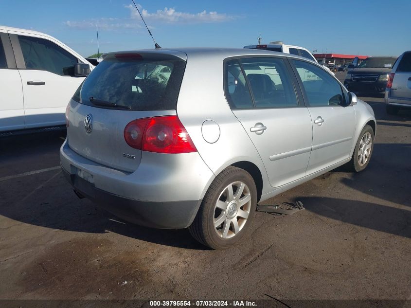 2006 Volkswagen Rabbit 4-Door VIN: WVWDR71K26W130075 Lot: 39795554